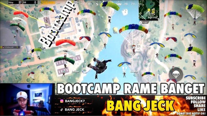 BOOTCAMP RAME BANGET🔥 PUBG BOOTCAMP GAMEPLAY 2024 | PUBG MOBILE