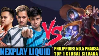 Nxp Liquid Nakalaban ang Ph No.5 Pharsa at Top 1 Global Silvanna Tinalo lang sila - Mobile Legends