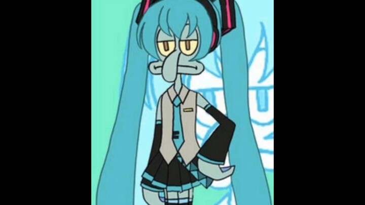Chị gái đã làm cho tôi hình dán Hatsune Tako-chan.