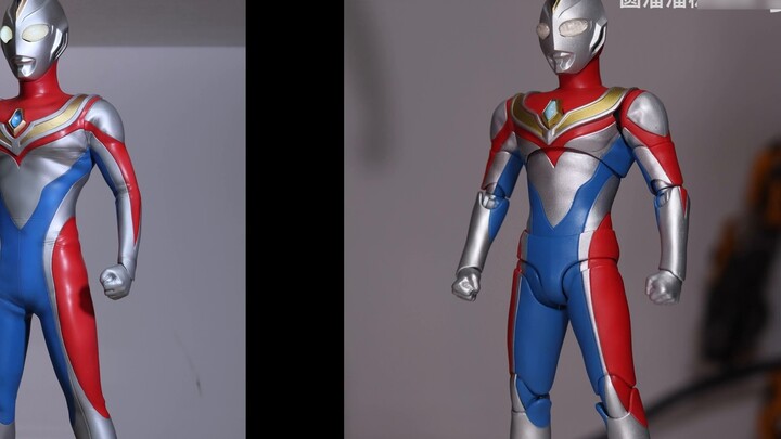wow wow Dyna, what is true love and justice? 34cm Dyna Ultraman GK model sharing