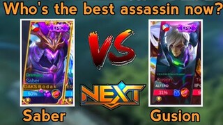 NEW UPDATE SEASON 18 - SABER JUNGLE LANE VS GUSION JUNGLE LANE - Mobile Legends Bang Bang