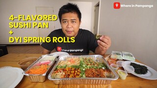 4-Flavored Sushi Pan + DYI Spring rolls!