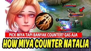 AKHIRNYA TAHU CARA MIYA LAWAN ROAMER NATALIA AGGRESIVE, LANGSUN PRAKTEK - Mobile Legends