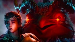 "Qin Mu ditawan oleh Ayam Kung Fu. Naga Ayam: Hai, aku ayam, haha."