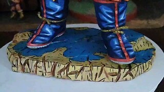 Platform Namek gaya 2D buatan sendiri dari tanah liat