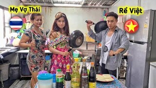 Rể Việt Đại Chiến Nấu Ăn Mẹ Vợ Thái Và Cô Bình Luận Viên Siêu Nóng Bỏng | Duy Nan #70