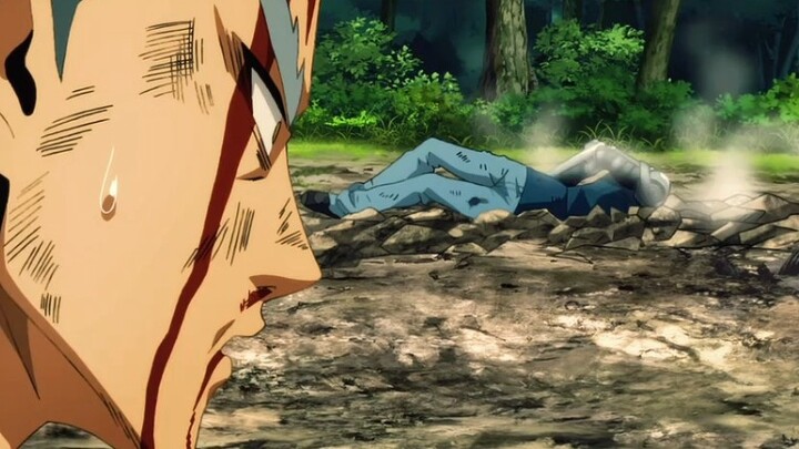 Genos was beaten to death by Hao Jie, and the doctor transformed him again to improve his strength