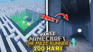 100 Hari di Minecraft THE MAZE RUNNER❗️❗️MENEMUKAN JALAN KELUAR❓ (Part 2)