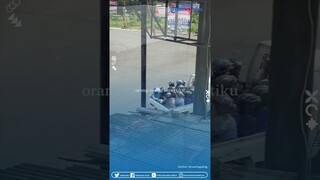 Momen Sejumlah Orang Kompak Pakai Helm saat Naik Pick Up, Diduga Takut Kenal Tilang