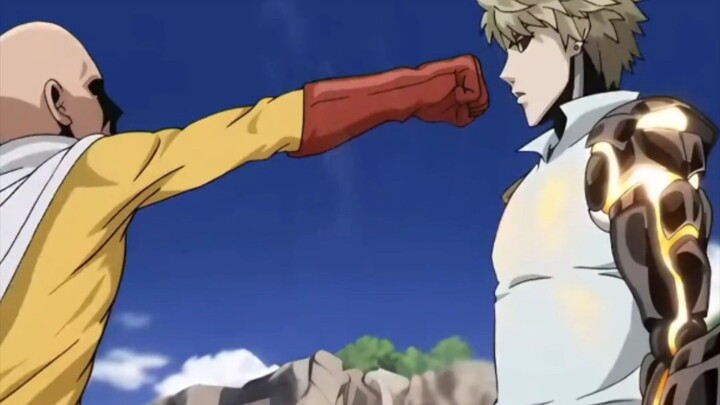 pertarungan guru dan murid genos vs saitam#sceneopm#onepunchman#saitama#genos
