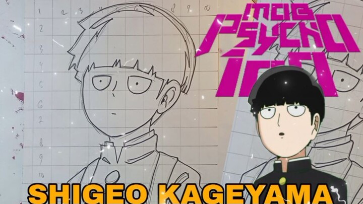 menggambar mob psycho 100