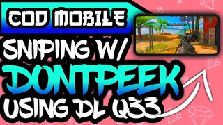 SNIPING WITH DLQ33 IN COD MOBILE