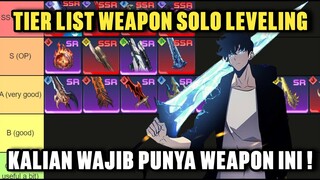 Bahas Tier List Weapon Yang Wajib Kalian Punya ! - Solo Leveling: Arise