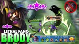 Lethal Fang Brody New Skin Gameplay | MLBB Brody Starlight Skin | Top Global Brody Gameplay ~ MLBB