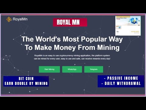 Royal Mn New Cloud Mining | Passive Income Review ( Tagalog )
