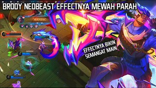 Skin Brody Neobeast Keren Parah Effectnya Tebel Banget!!🔥 - Tanzz Gameplay