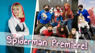 Seeing Spiderman in Cosplay! | Spiderman: No Way Home Premiere | AnyaPanda Vlogs