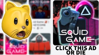 FORCED to click EVERY SQUID GAME AD on ROBLOX!!