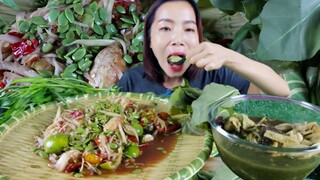ซดแกงหน่อไม้ ตำบักหุ่งรอบดึก หิวบ่เบิ่งเวลา 24/10/64