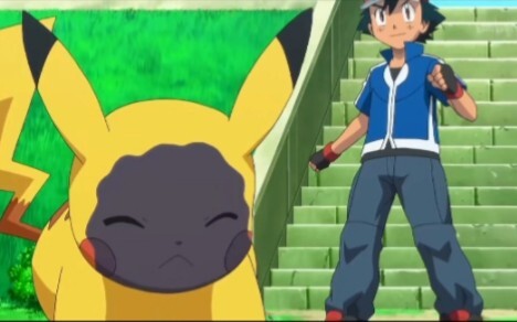 The trust between Pikachu and Ash is unmatched♥