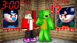 JJ and Mikey HIDE From Scary CUPHEAD and MUGMAN At Night in Minecraft Challenge - Maizen