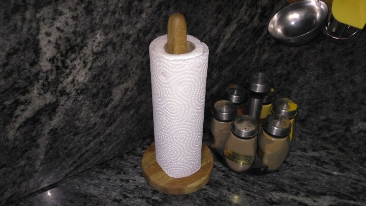 Amir Uzan - 7. Wooden paper towel holder.