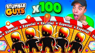 GIRÉ MUCHAS RULETAS y CONSIGO SKIN *ECLIPSE* ESPECIAL! 🤑 STUMBLE GUYS