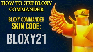 How To Get Bloxy commander (Code In The Thumbnail) - Tower Defense Simulator