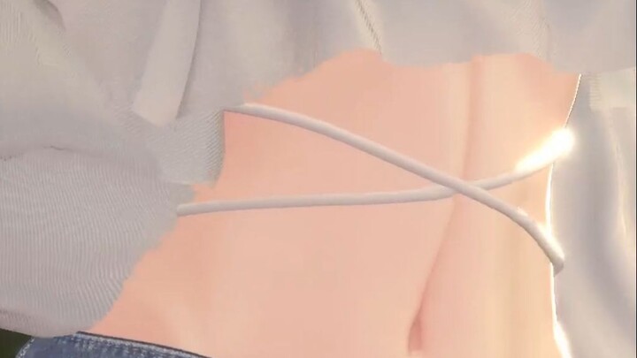 Is there a scar in the middle of your stomach? Let me check it out.