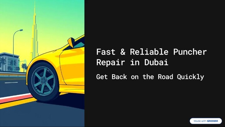 Fast & Reliable Puncher Repair in Dubai – Get Back on the Road Quickly