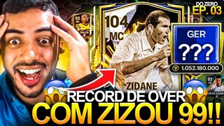 MUDEI TUDO! 😱 ZIDANE 99 CHEGOU E BATEU RECORD DE OVER 🔥 | BUG DO XP PRA UPAR CARTAS 🤯 - FC MOBILE 24