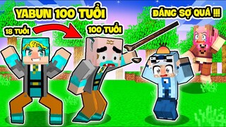 BẤT NGỜ KHI EM TRAI PHONG CẬN BỊ BIẾN THÀNH ÔNG GIÀ 100 TUỔI TRONG LÀNG HERO TEAM MINECRAFT | YABUN