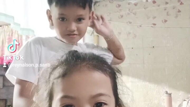 my tiktokers daugther #10  with her kuya joaz