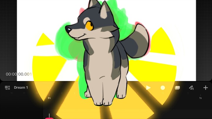 扭扭狼猪【Procreate Dreams初体验】