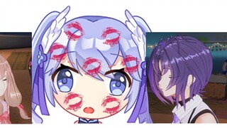 Oh my God, just after the live broadcast today, I was randomly kissed by Ranran Lele.