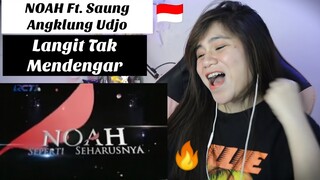 NOAH feat Saung Angklung Udjo Langit Tak Mendengar II FILIPINA REAKSI