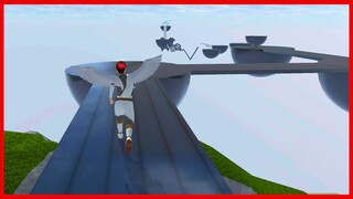 Terrain Challenge: Escape from UFOs || SAKURA School Simulator