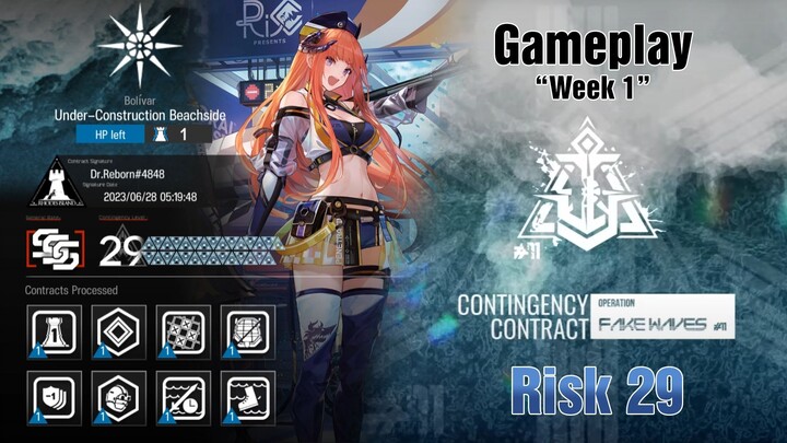 [Arknights] CC#11 Fake Waes Max Risk 29 - Week 1