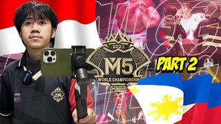 KESERUAN NONTON M5 LANGSUNG DI STAGE PHILIPPINES ! TERIMAKASIH SUDAH BERJUANG UNTUK INDONESIA