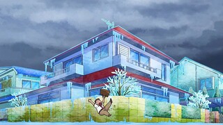 "The icicles hanging from the eaves of the Nohara family's roof seem like notes from a chilly night,