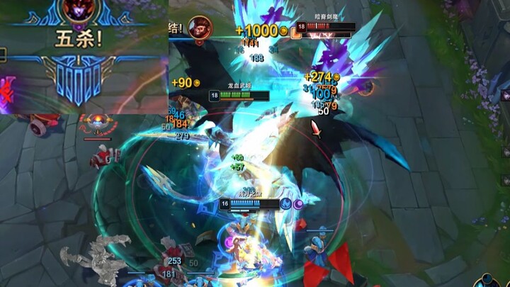 Top lane Dragon Girl vs. Sword Demon—today I’m solo-queueing to 1v5!