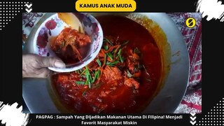 Sampah dijadikan Makanan Utama