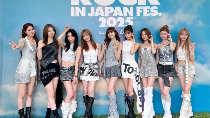 NiziU Live at Rock In Japan Fes 2025