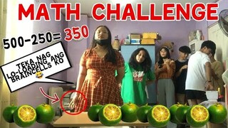 MATH CHALLENGE WITH MY CLASSMATES 😂