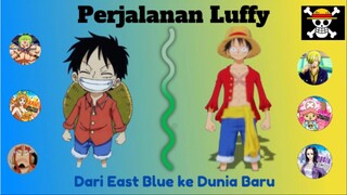 Perjalanan Luffy dari East Blue ke Dunia Baru