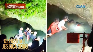 Tatlong magkakaibigan, ilang oras na-trap sa isang kuweba sa Bohol! | Kapuso Mo, Jessica Soho