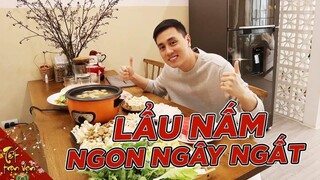 Lẩu nấm tươi ngon ngày cuối năm cùng bố Cam / Tết trọn vẹn / Vlog 163