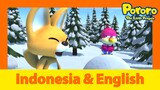 Belajar Bahasa Inggris l Orang-orangan Salju Terbesar l Animasi Indonesia | Pororo Si Penguin Kecil