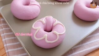 Bánh mì chà bông khoai môn ✨💕 #videohaynhat