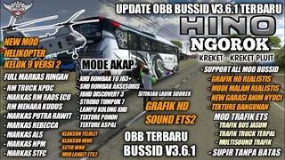 UPDATE OBB BUSSID V3.6.1 SOUND HINO NGOROK TERBARU | GRAFIK HD FULL MARKAS | BUS SIMULATOR INDONESIA